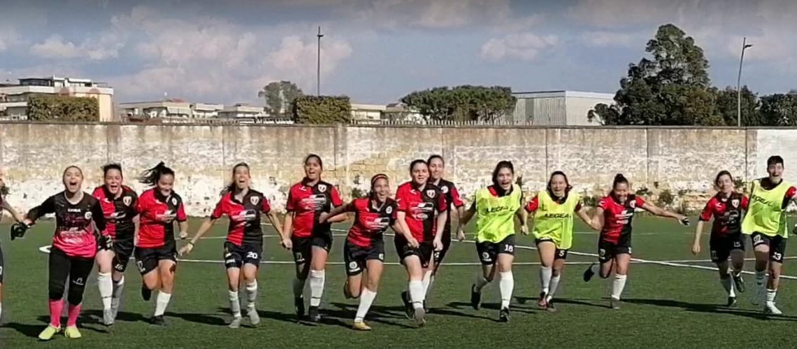Casalnuovo 2 – Caserta Calcio Femminile 3, video esultanza